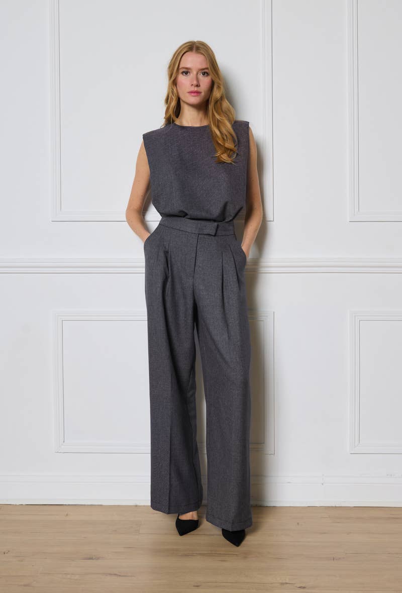 LULUMARY – wholesale Stickad topp - Dam – Strukturerad topp GL0205