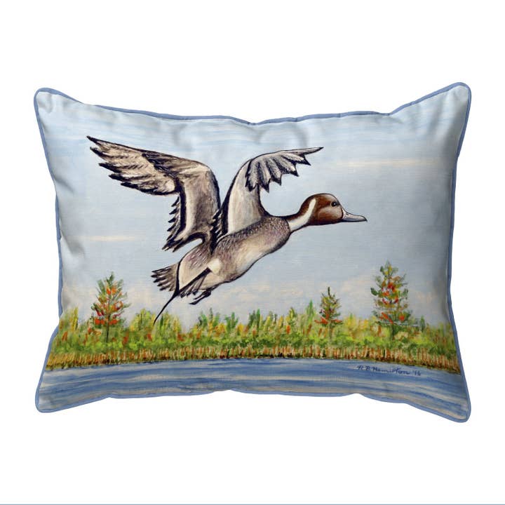 Pintail Duck Corded Pillow for wholesale by Betsy Drake Interiors
