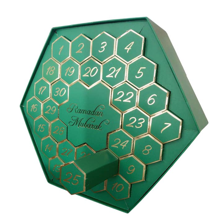 Peacock Supplies - Wholesale Advent Calendar - Ramadan Honeycomb Countdown Calendar