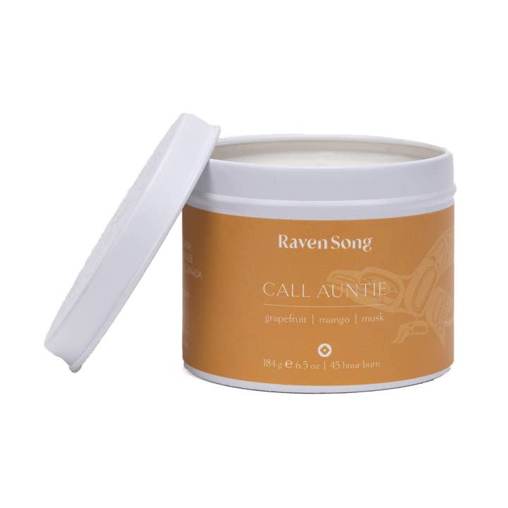 Call Auntie Candle | Grapefruit + Mango + Musk for wholesale by RavenSong Soap & Candle
