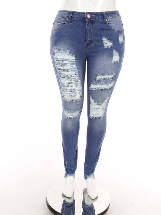 Denim Women Jeans Stretch Plus Size Pants #2 for wholesale on Faire0