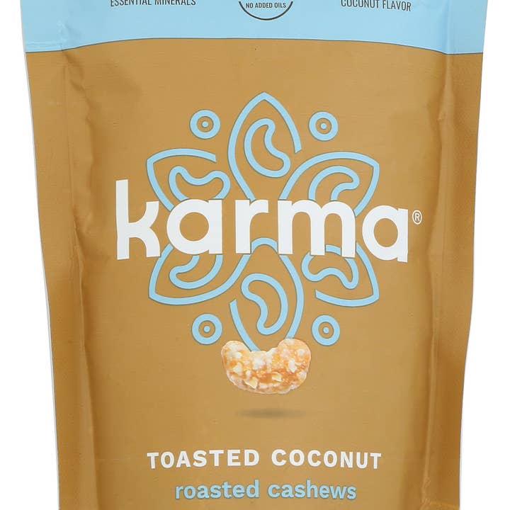 Karma Nuts - Wholesale Nuts - Toasted Coconut Roasted Cashews 7 oz