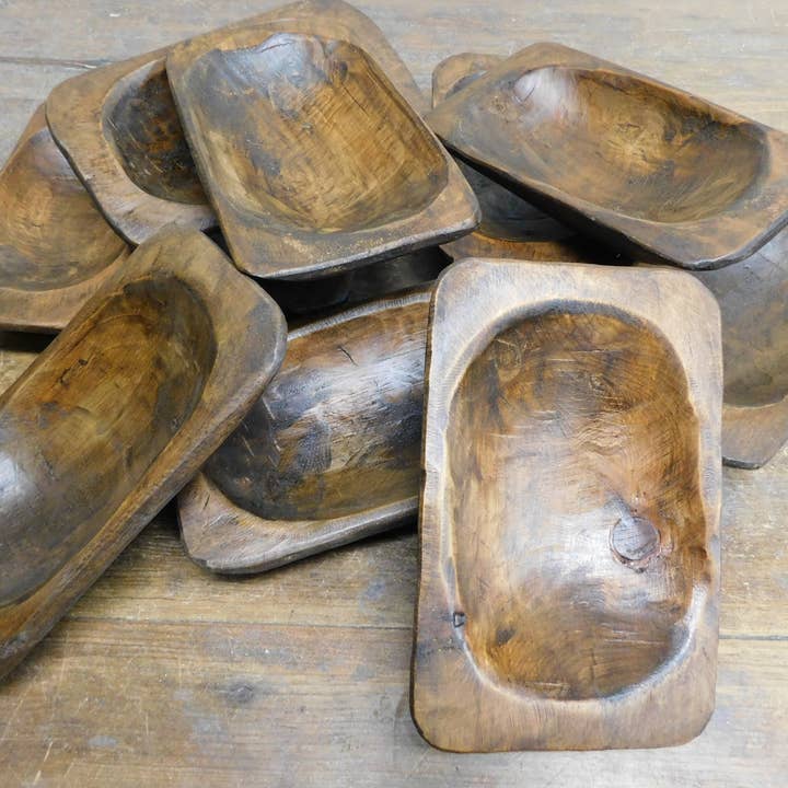 My Amigos Imports - Wholesale Candle Holder - Mini Eurostyle Bowl-Waxed-6x10 inch-Candle Ready -Waxed5