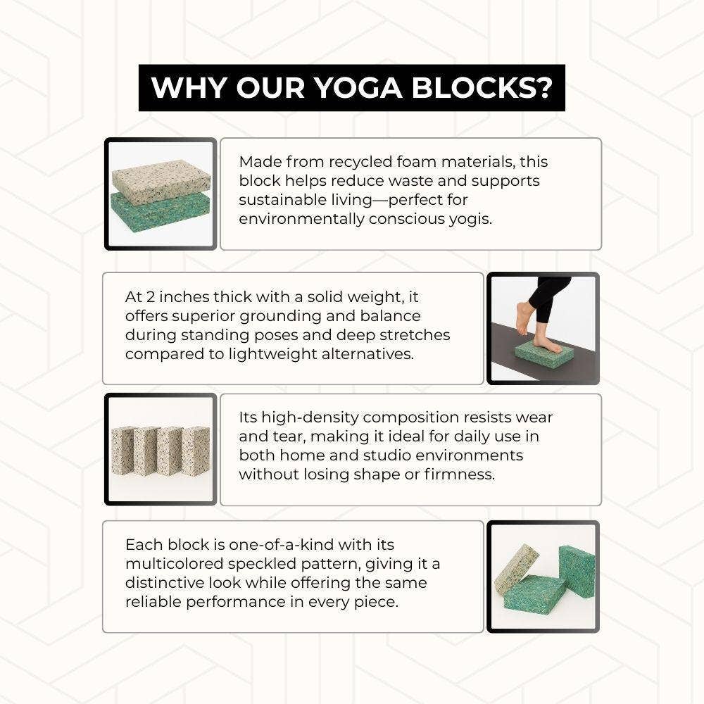 Foam Canada - Wholesale Yoga Mat - Eco-Friendly Rectangular Non-Slip Yoga Support Block8