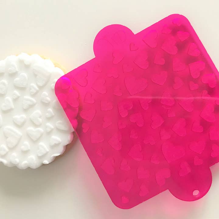 Hearts Background Embosser for wholesale by Welshcrafter Design