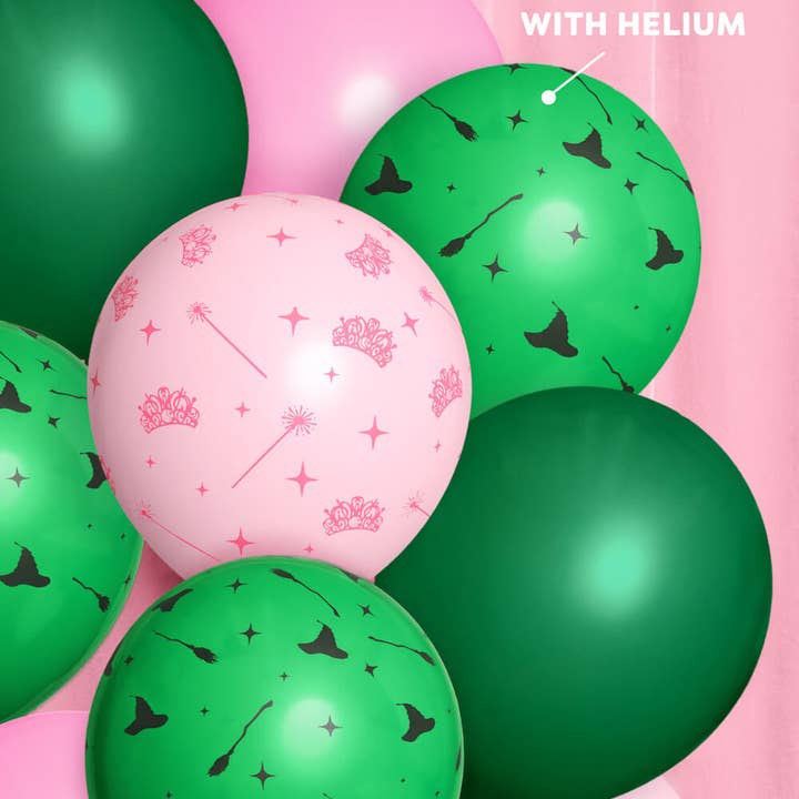 xo, Fetti - Wholesale Balloon - Pink Green Witch Balloons | Halloween Party Decor, Witch2