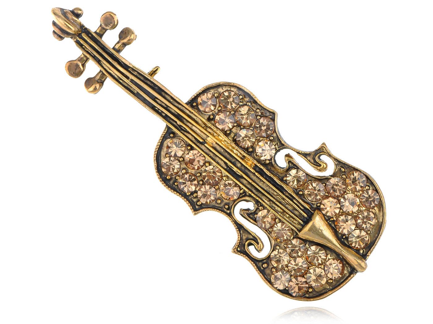 AK Brand - Wholesale Brooch - Violin Brooch Pin Enamel Bow Cello Fiddle Music Instrument10