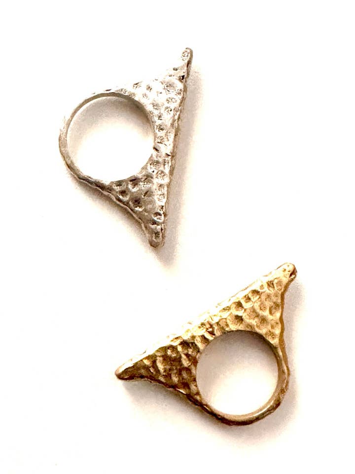 Bina Hammered Ring for wholesale by Boho Gal Jewelry