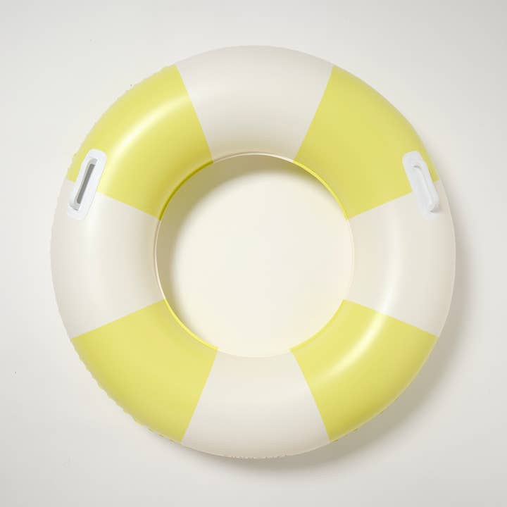 Schwimmring "Tides Out Citrus Stripe" für den Großhandel von SUNNYLIFE