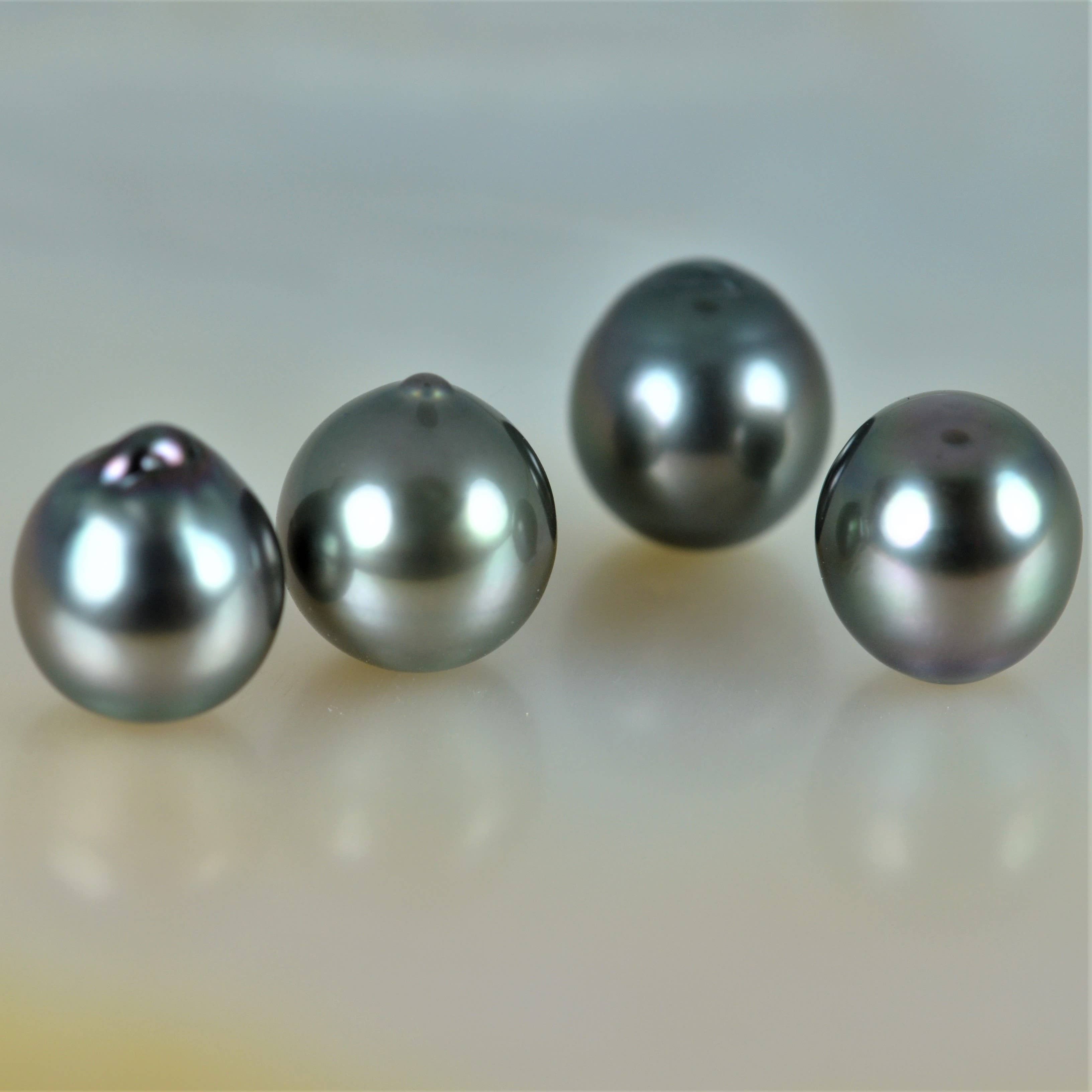 Art Of Pearls – Großhandel Perlen – Tropfenförmige Tahiti-Perlen 11x12 mm5