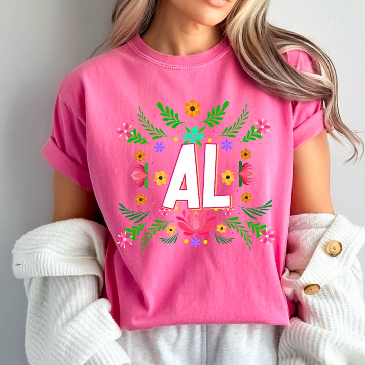 Stampa DTF degli Stati del ricamo messicano per la vendita all'ingrosso da parte di Simple Tymes