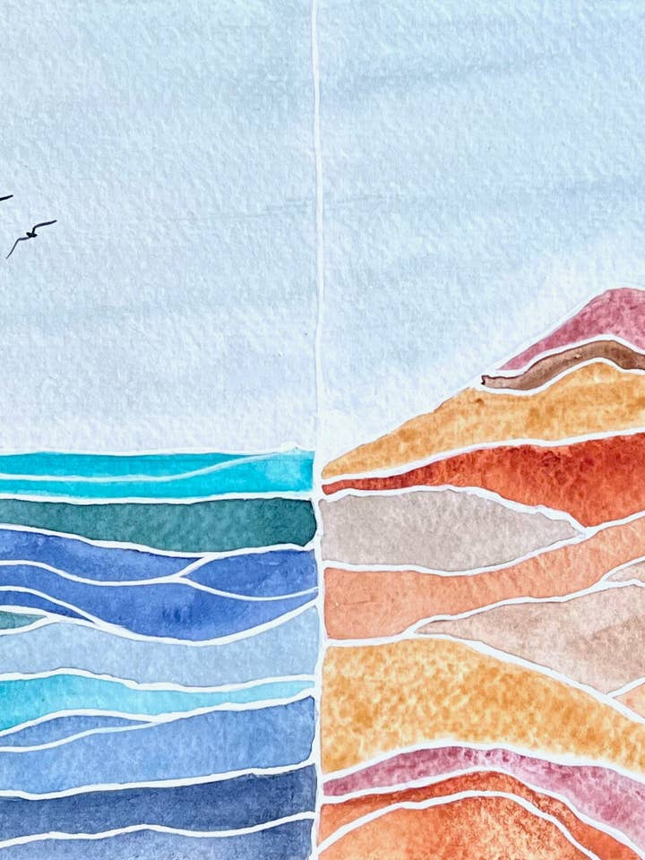 Formation - Impression giclée pour la vente par True Blue Textile Studio