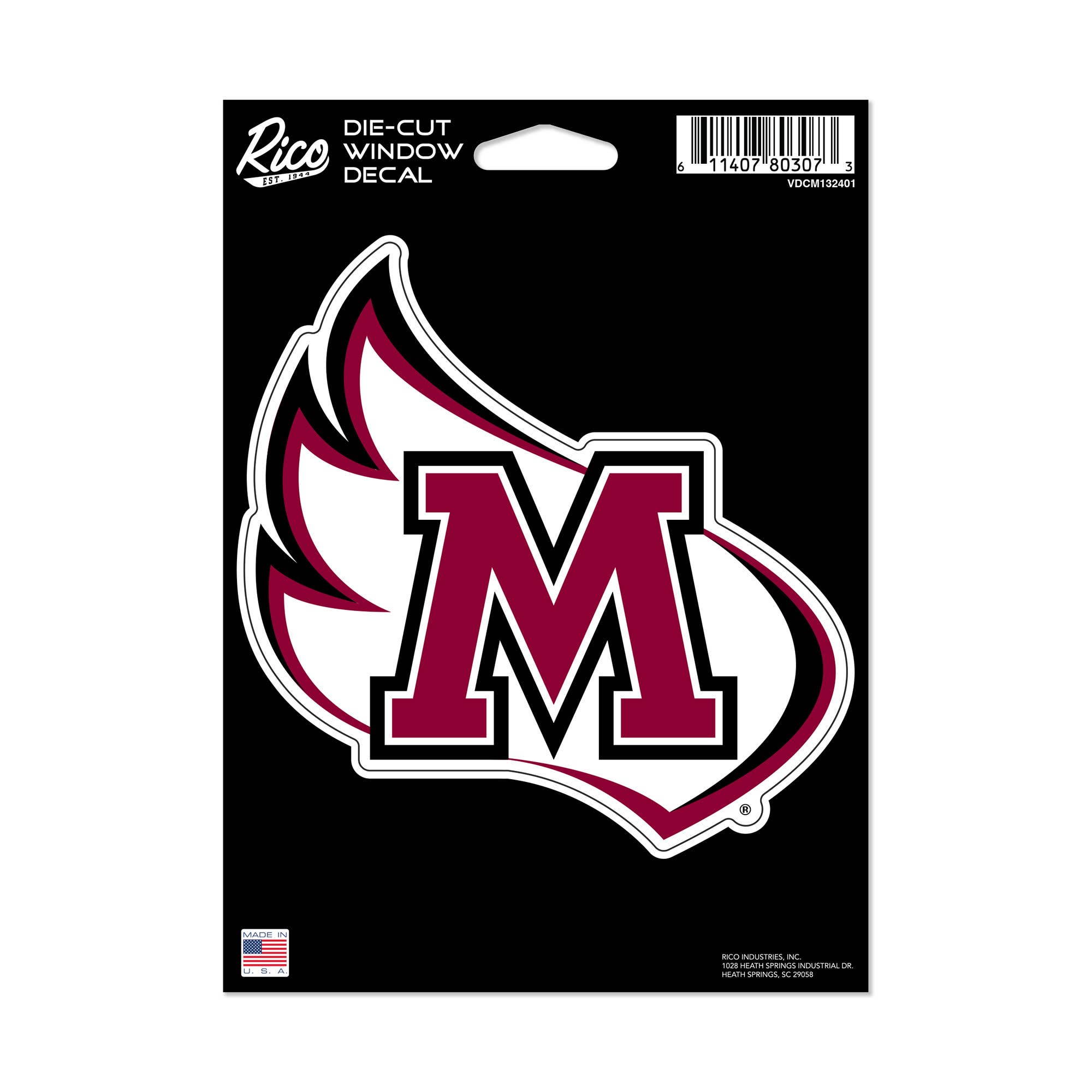 Rico Industries - Wholesale Car Decorative Charm - Unisex - NCAA  Meredith Avenging Angels  Medium Die Cut Decal0