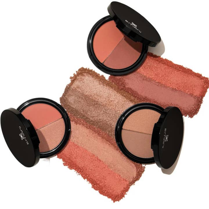 EMANI VEGAN COSMETICS - Wholesale Blush - Bronzer & Blushes Natural Satin Finish Anti-Aging Acne Safe