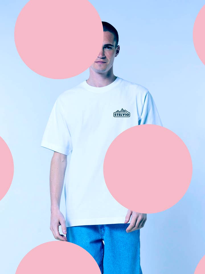 Heyworth Design Company – wholesale Screen printed t-shirt – unisex – Stelvio 'Cima Coppi' Cycling T-Shirt1