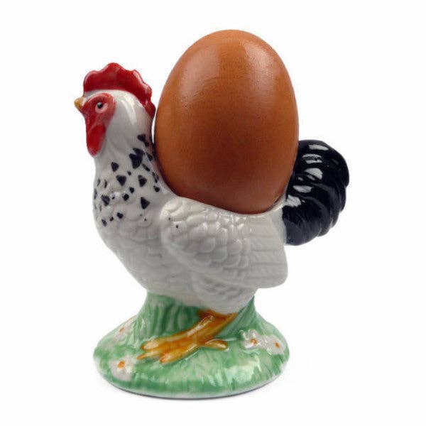 European Heritage Gifts - Wholesale Egg Cup/Holder - Delft Blue Ceramic Chicken Egg Cup Holder Standing