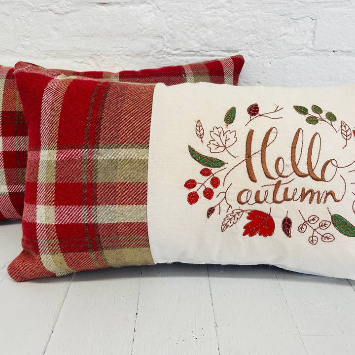 Autumn Panel Cushion for wholesale by Lizzie Dixon Designs