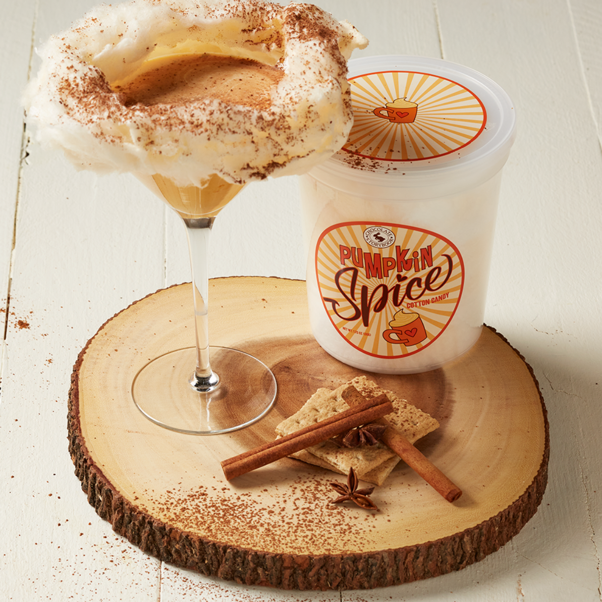 Fairy Tale Cotton Candy - Wholesale Cotton Candy - Pumpkin Spice Cotton Candy2