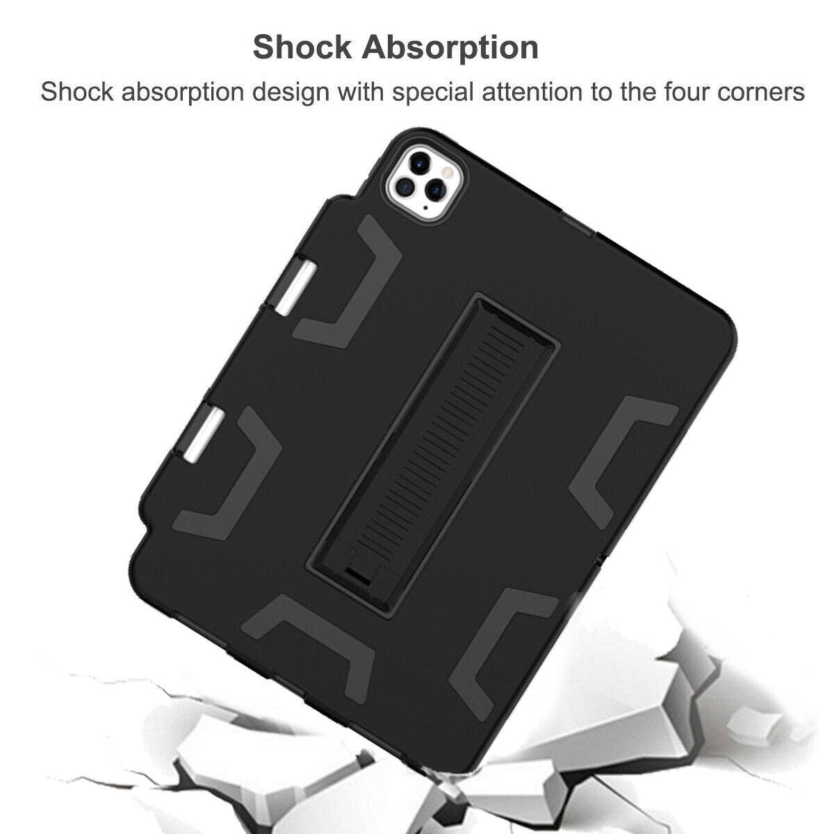 AICase - Wholesale Laptop/Tablet Case - Men's - iPad Pro 11 Inch Hybrid Rubber Shockproof Heavy Duty Stand Cover10