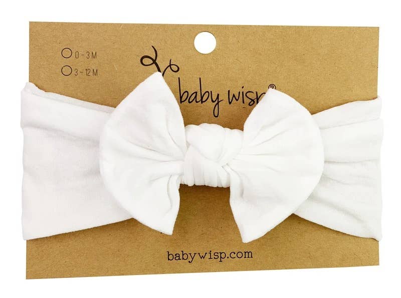 Baby Wisp - Vente Bandeau – bébé - Bandeau en nylon noué au centre pour bébé fille2