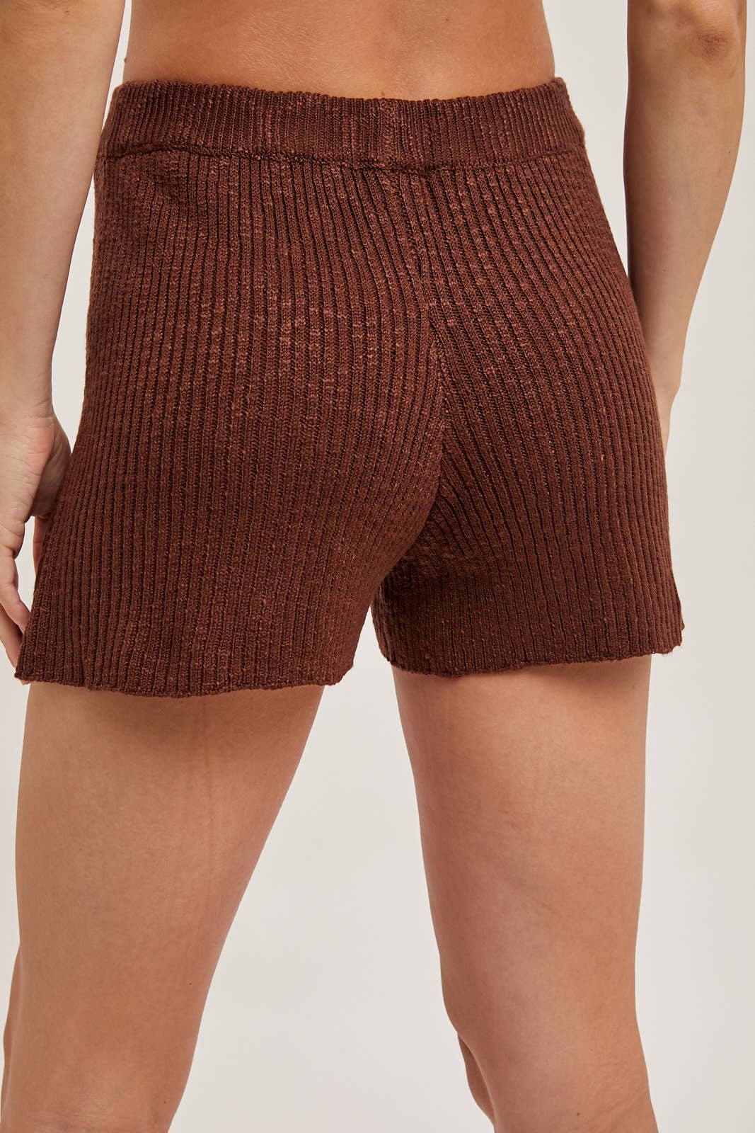 Bluivy - Wholesale Lounge Set - Women's - SLEEVELESS SIDE SLIT & SHORT KNIT SWEATER SET18