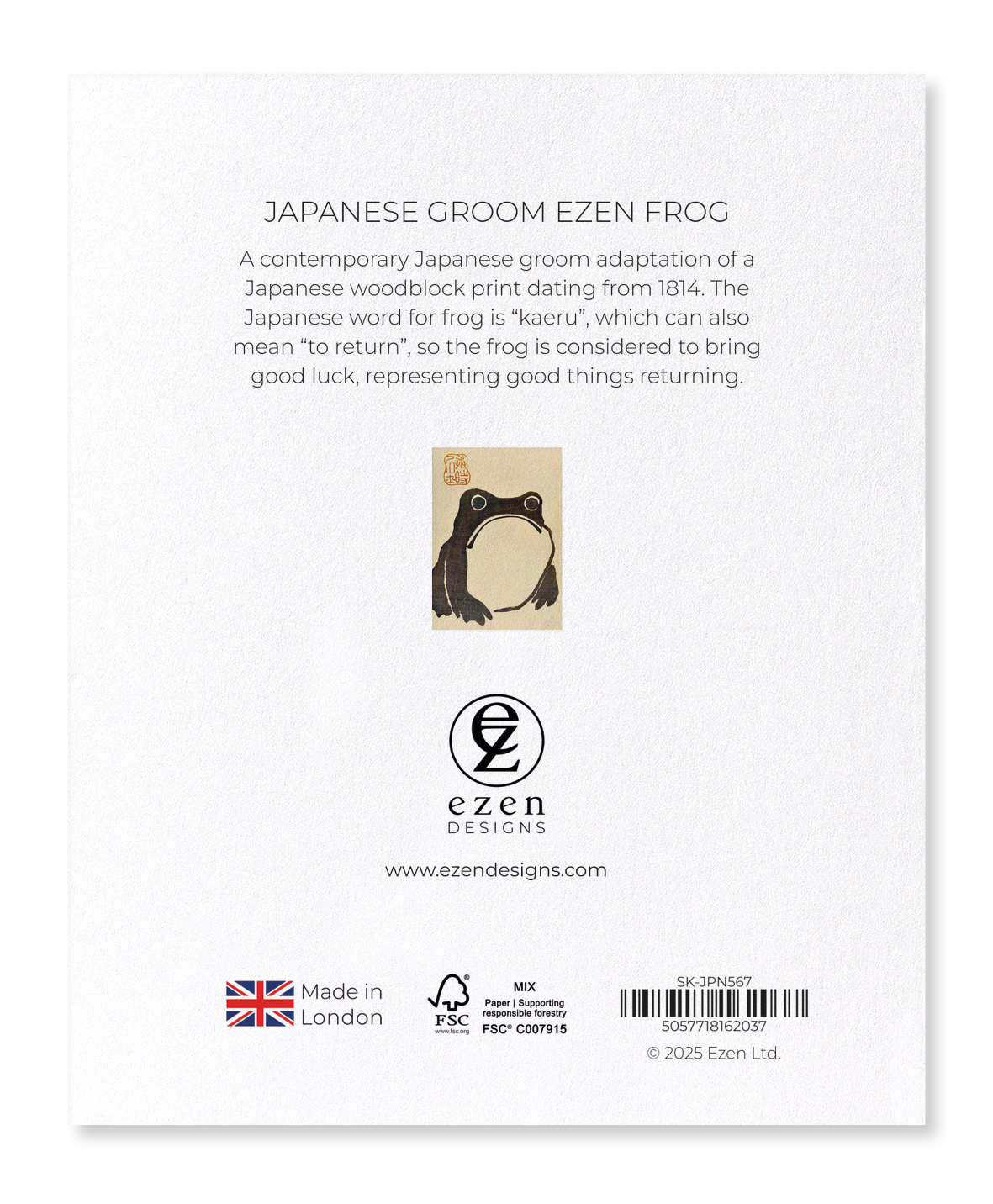 Ezen Trade – wholesale Sticker – JAPANESE GROOM EZEN FROG: Sticker Set1