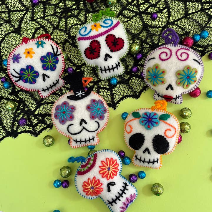 Ornaments 4 Orphans - Wholesale Ornament Set - Sugar Skull Ornaments, Assorted Bundle1