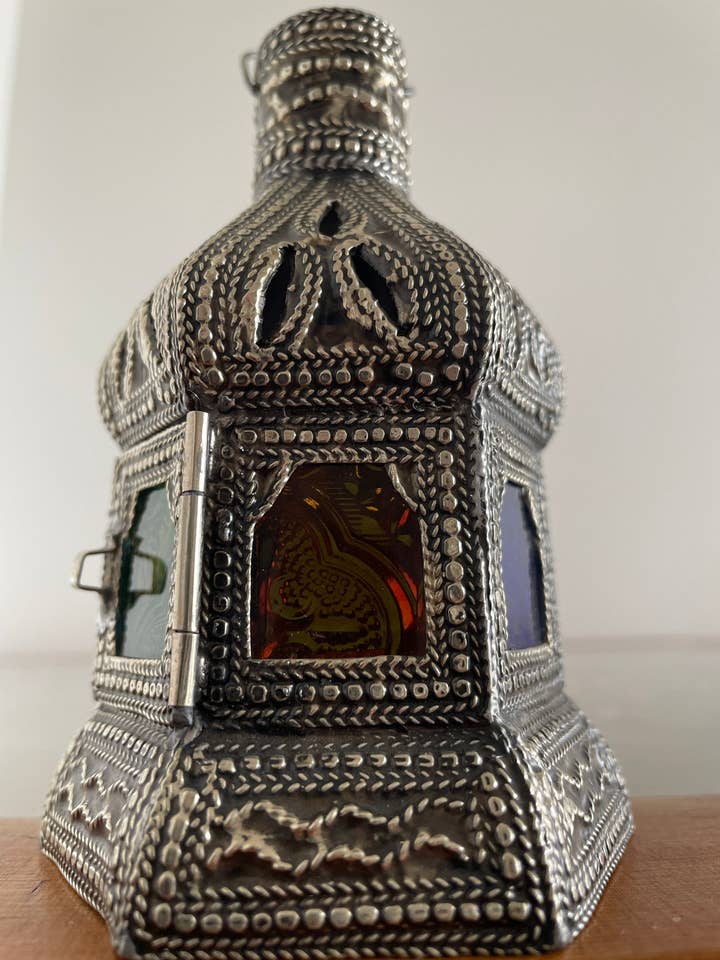 Petite lanterne marocaine faite à la main artisanale pour la vente par Marrakech Bazaar