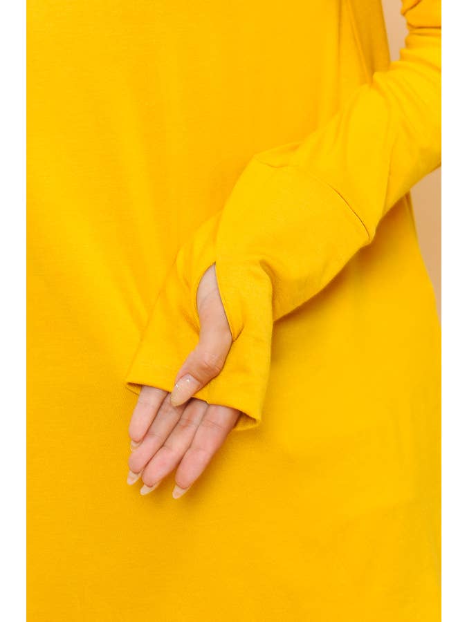 Burgundy Apparel - Wholesale Tunic - Women's - LONG SLEEVE TOP WITH THUMB HOLE28