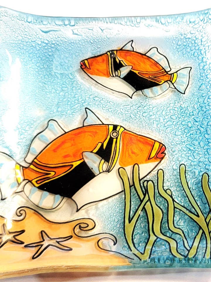 Humuhumu... Square Plate / Dish for wholesale by Pampeana