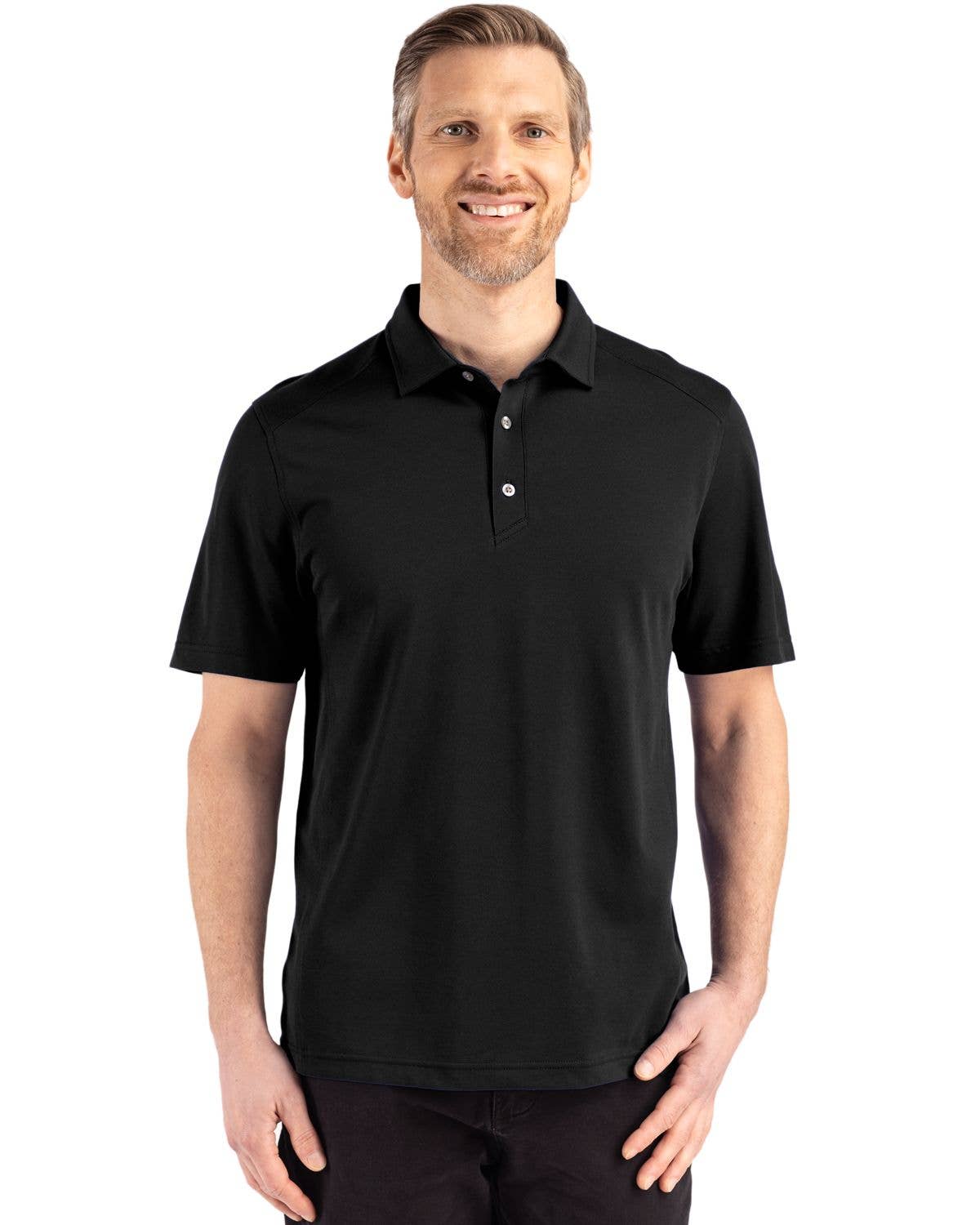 Cutter & Buck - Wholesale Polo - Men's - Cutter & Buck Advantage Refresh Mens Tri-Blend Pique Polo22