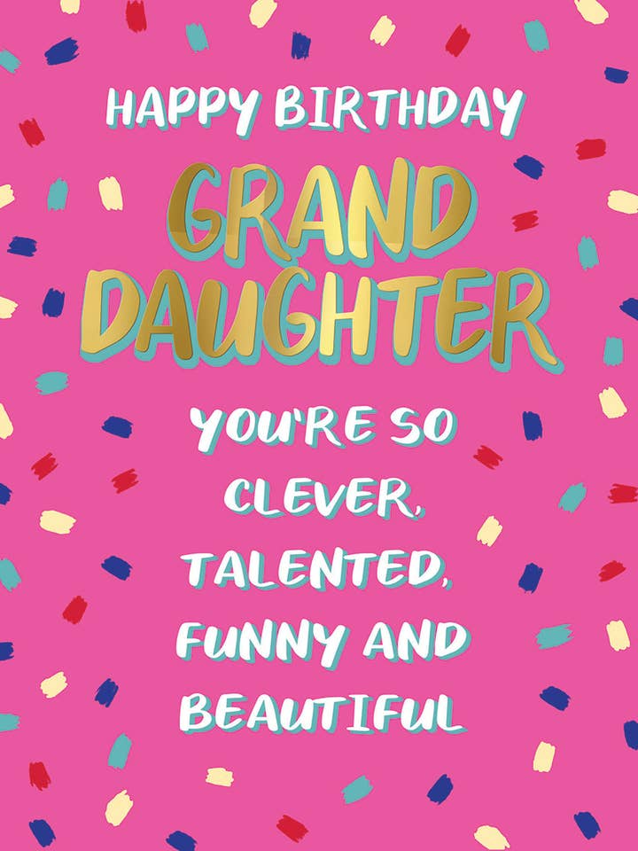 Birthday Card, Granddaughter, Generation for wholesale by Piccadilly Greetings