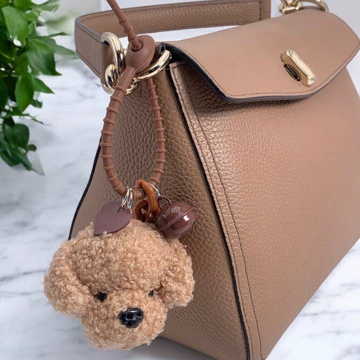 BYREN | ÉLINE L'ATELIER - Wholesale Keychain - Women's - Bag charm and dog keychain with bell PC073