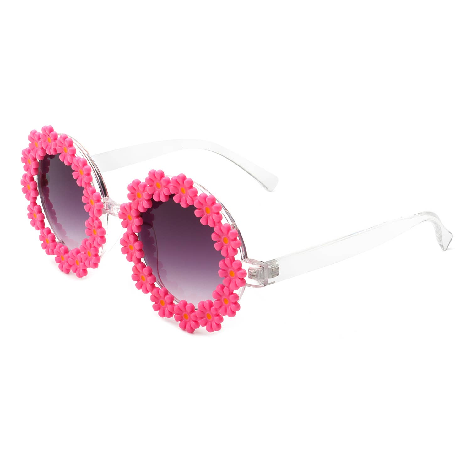 Cramilo Eyewear - Vente Lunettes de soleil – femme - lunettes de soleil rondes en forme de fleur de marguerite17