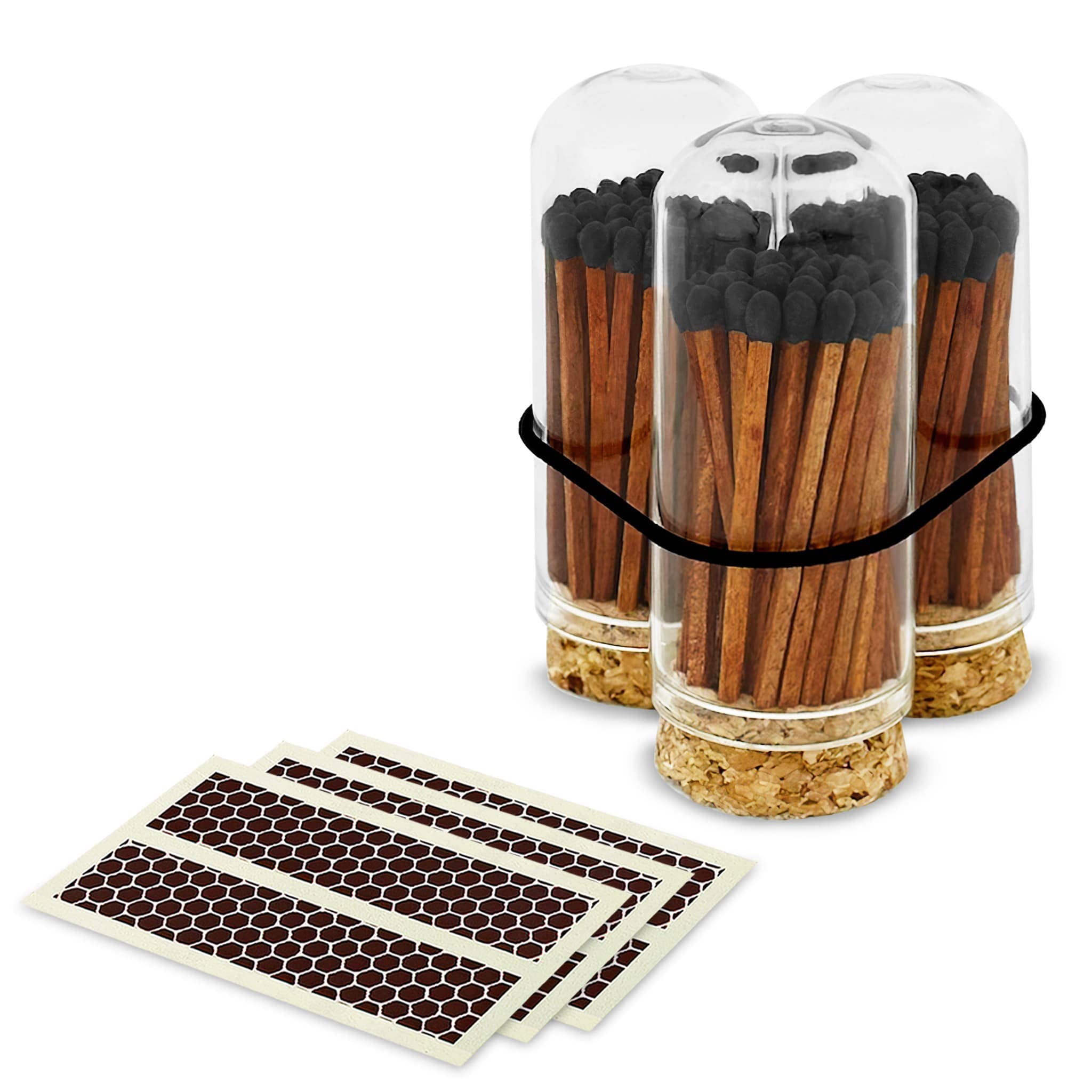Thankful Greetings – wholesale Tändsticka – 2" Matches + Mini Cloche - Färger efter eget val + Strikers13