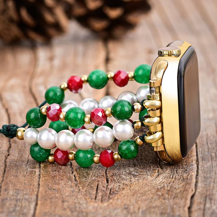 Free Spirit Shop - Wholesale Watch band/strap – Women's - Christmas Reindeer Apple Watch Band2