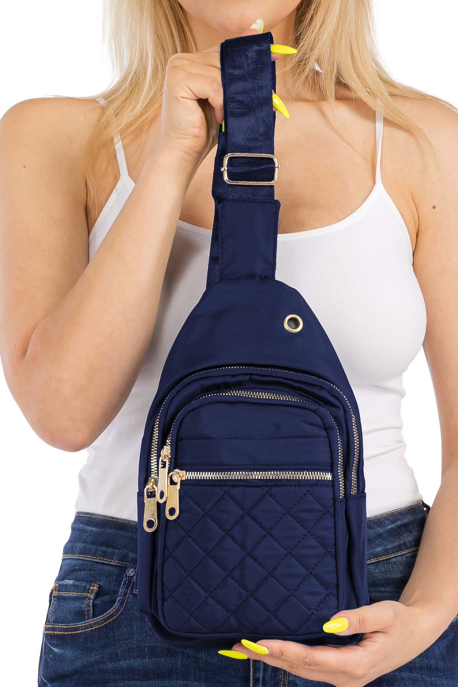 Cap Zone - Vente Sac porté épaule – femme - Sac à bandoulière en polyester matelassé Diamond1