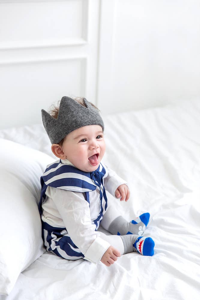 Blue Shark Zoo Baby Animal Socks for wholesale on Faire2