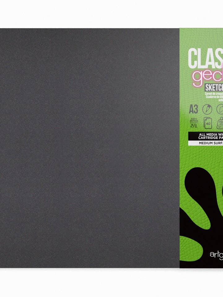 Classy Album da disegno per tutti i media, formato A3 per la vendita all'ingrosso da parte di Artgecko Sketch