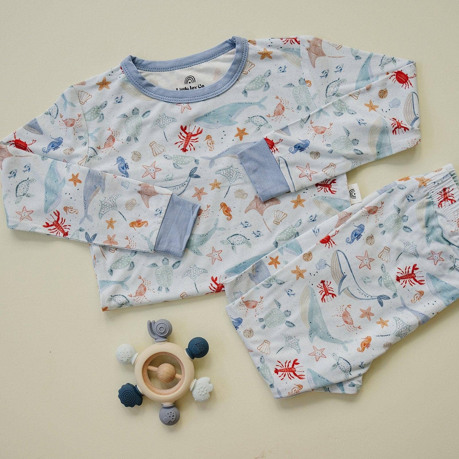 Little Joy Co. - Wholesale Sleepwear Set - Kids - Coastal Cutie 2pc Modal Pajamas1