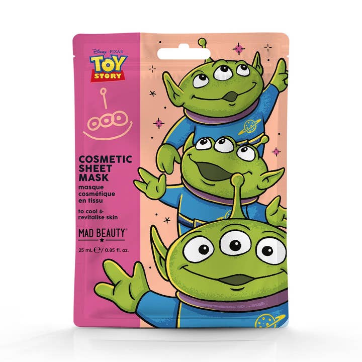 Toy Story Cosmetic Face Mask Alien for wholesale by Mad Beauty
