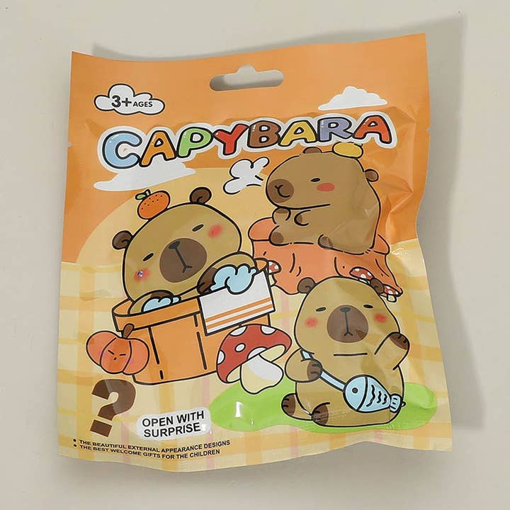 24PCS - Capybara Mini Figure Surprise Bags for wholesale by Sensibling Corp.