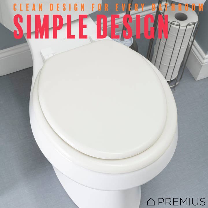 ShopBobbys - Wholesale Toilet Seat Cover - PREMIUS Wood Toilet Seat, Standard Round, 17 Inches10
