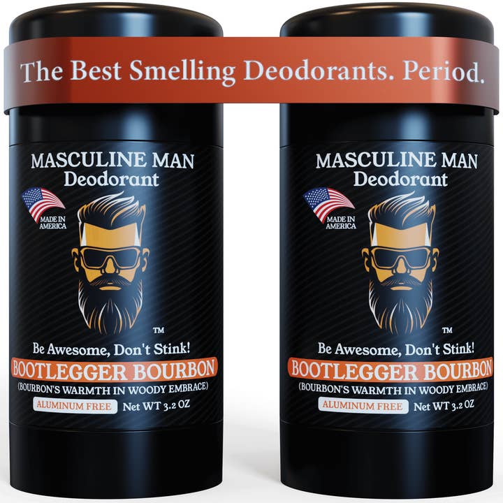 MASCULINE MAN Natural Aluminum Free Deodorant - Bootlegger B for wholesale by MASCULINE MAN