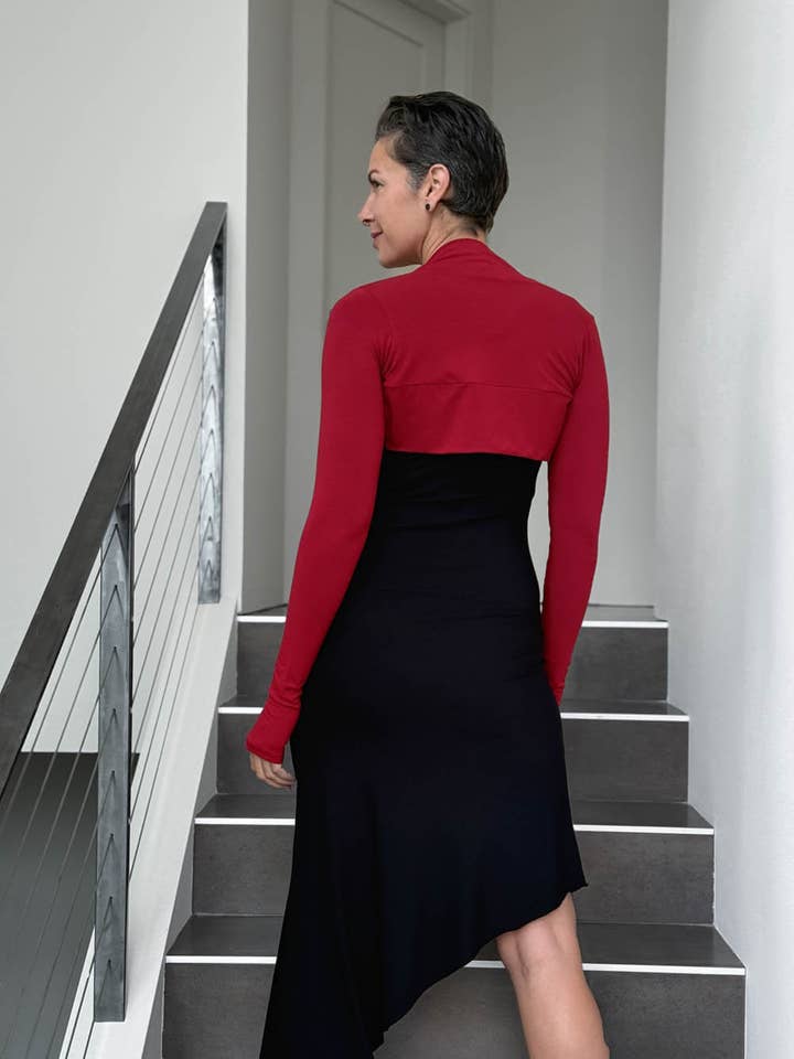 CARAUCCI - Wholesale Knit Top - Women's - Sleeve Shrug34