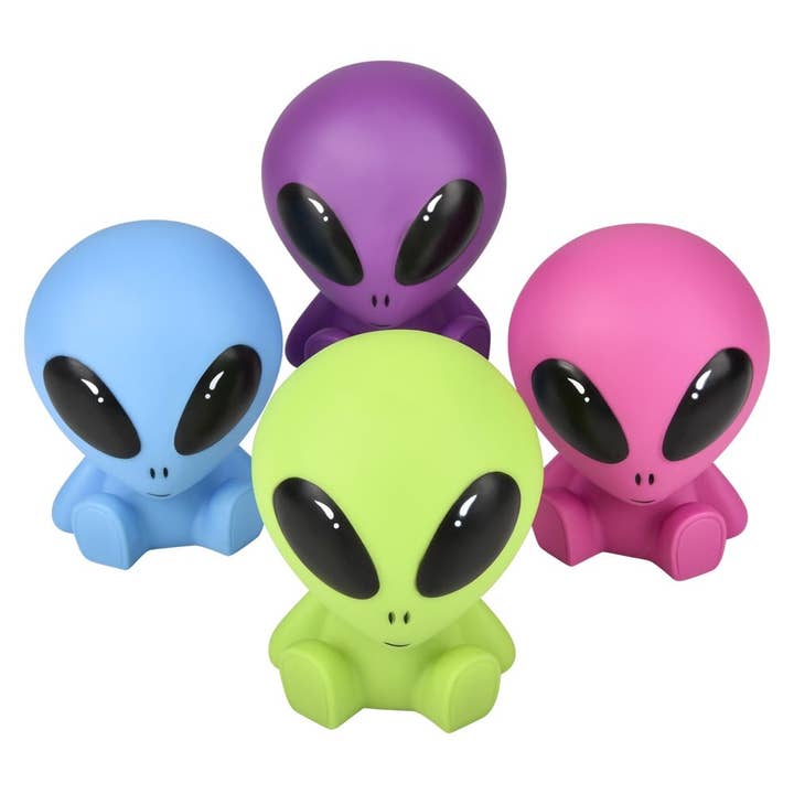 La Luna Bella - Toys - Wholesale Classic Toy - Kids - RUBBER ALIEN WITH SOUND 6" LLB kids toys