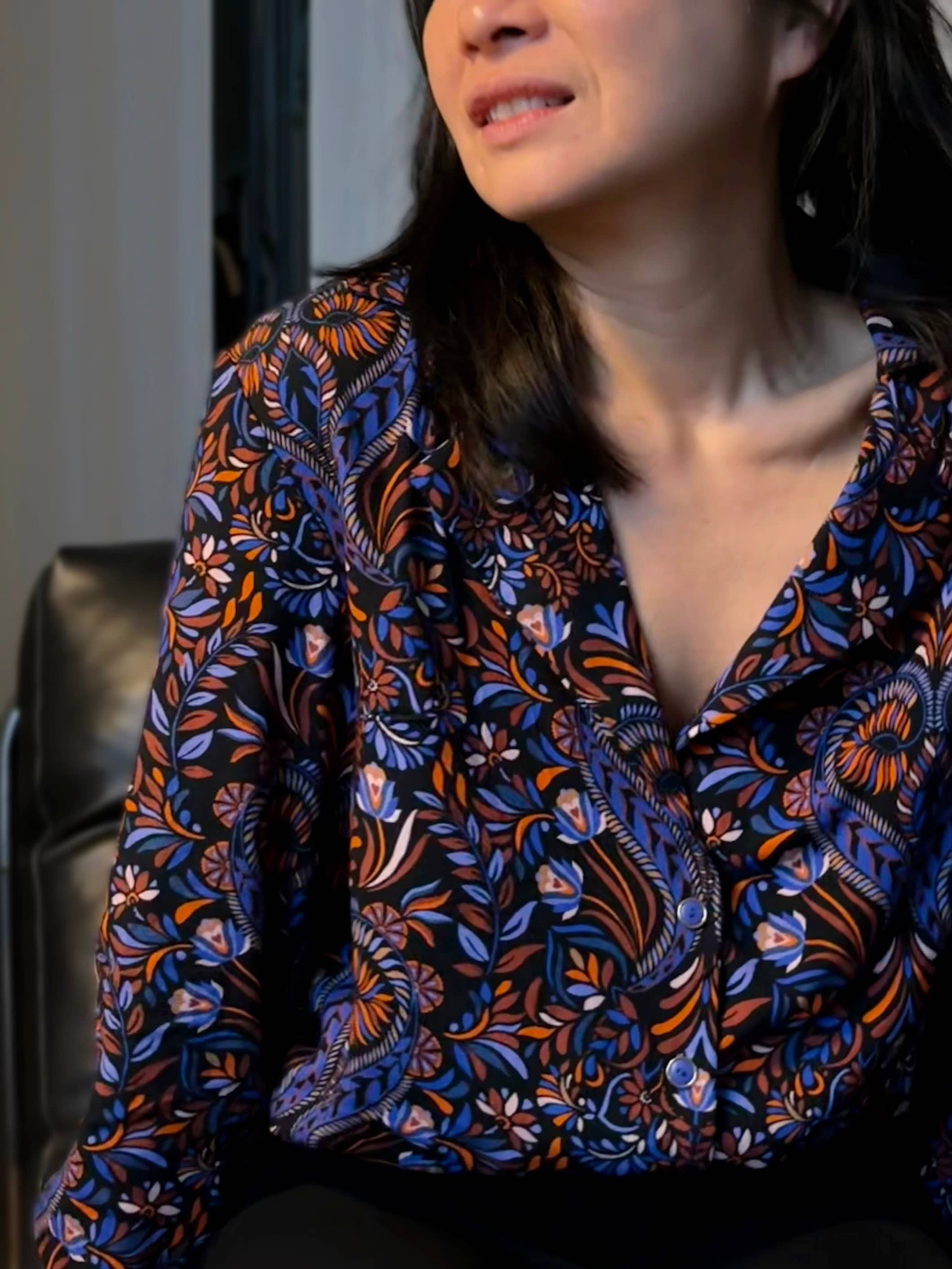 MY DRESS MADE - Wholesale Blouse - Women's - Olivia viscose crepe fabric - Printed in France5