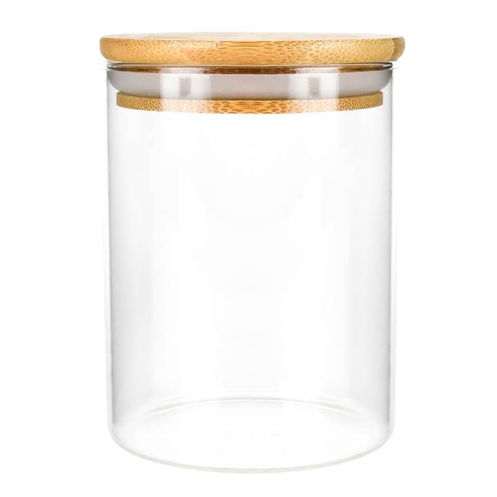 Human Objects® - Wholesale Jar - 18oz/532ml Bamboo Lid Spice Jars