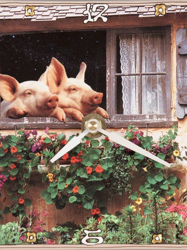 Horloge de collage de montres de quartier pour la vente par Lea Alboher