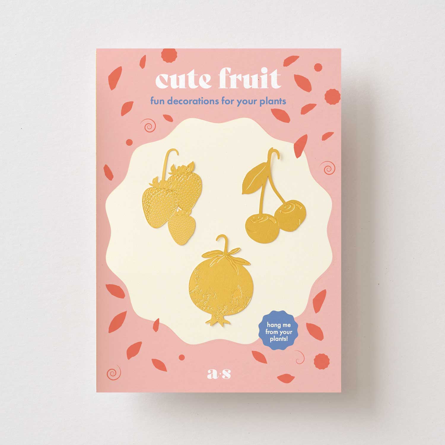 Another Studio UK - Wholesale Ornament Set - Cute Fruit, Red Trio - Cherry, Pomegranate, Strawberry0